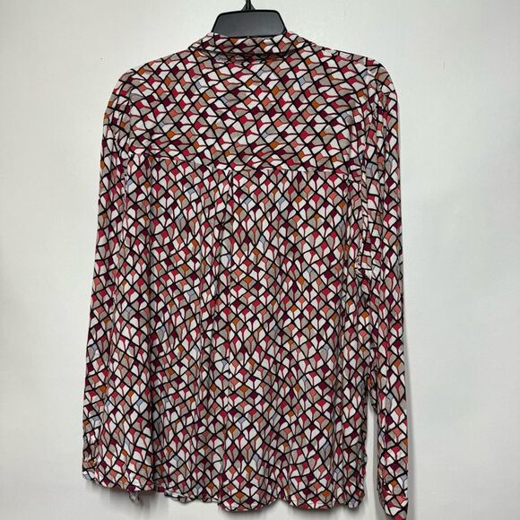 NIC+ZOE Scarf Print Live In Shirt XXL - Picture 7 of 13